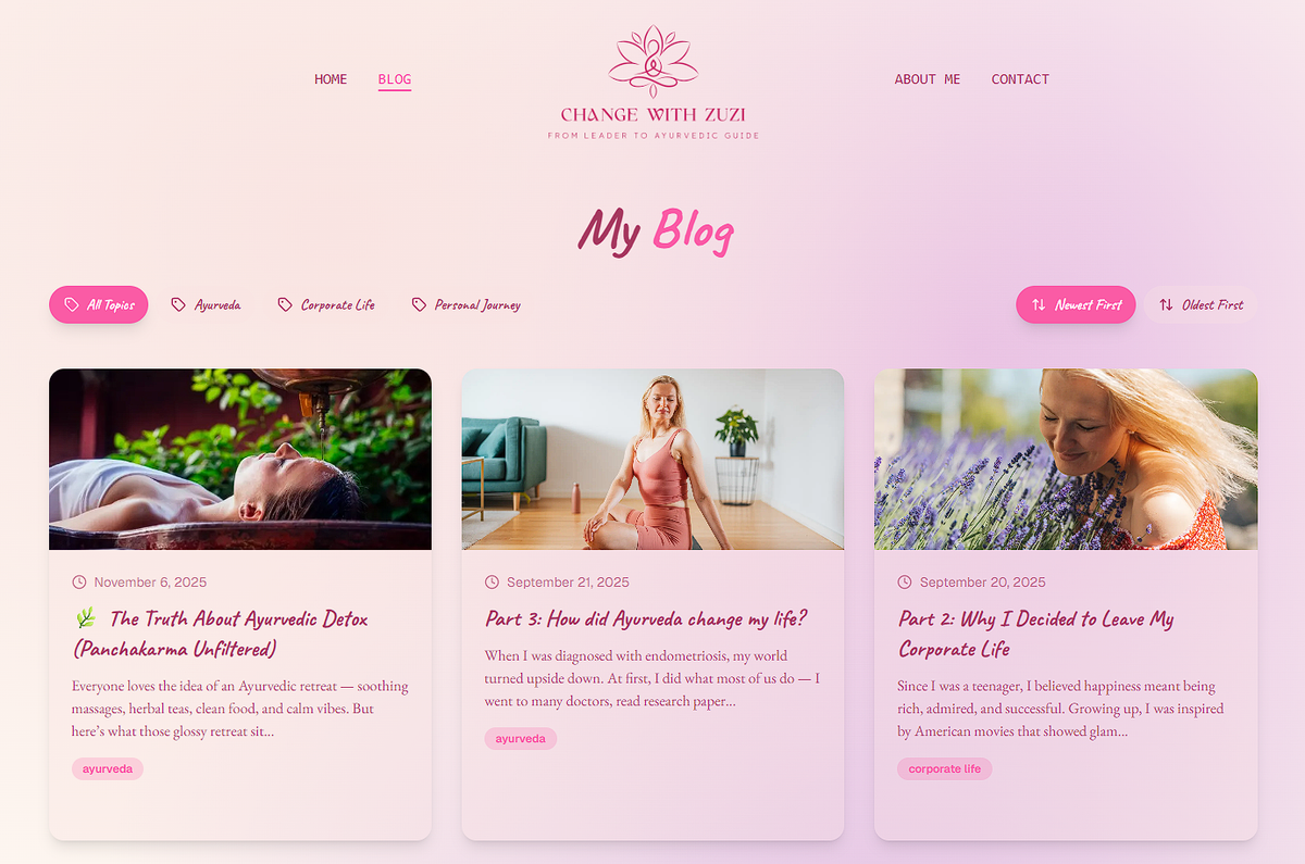 After: Final, professional Tech Startup landing page