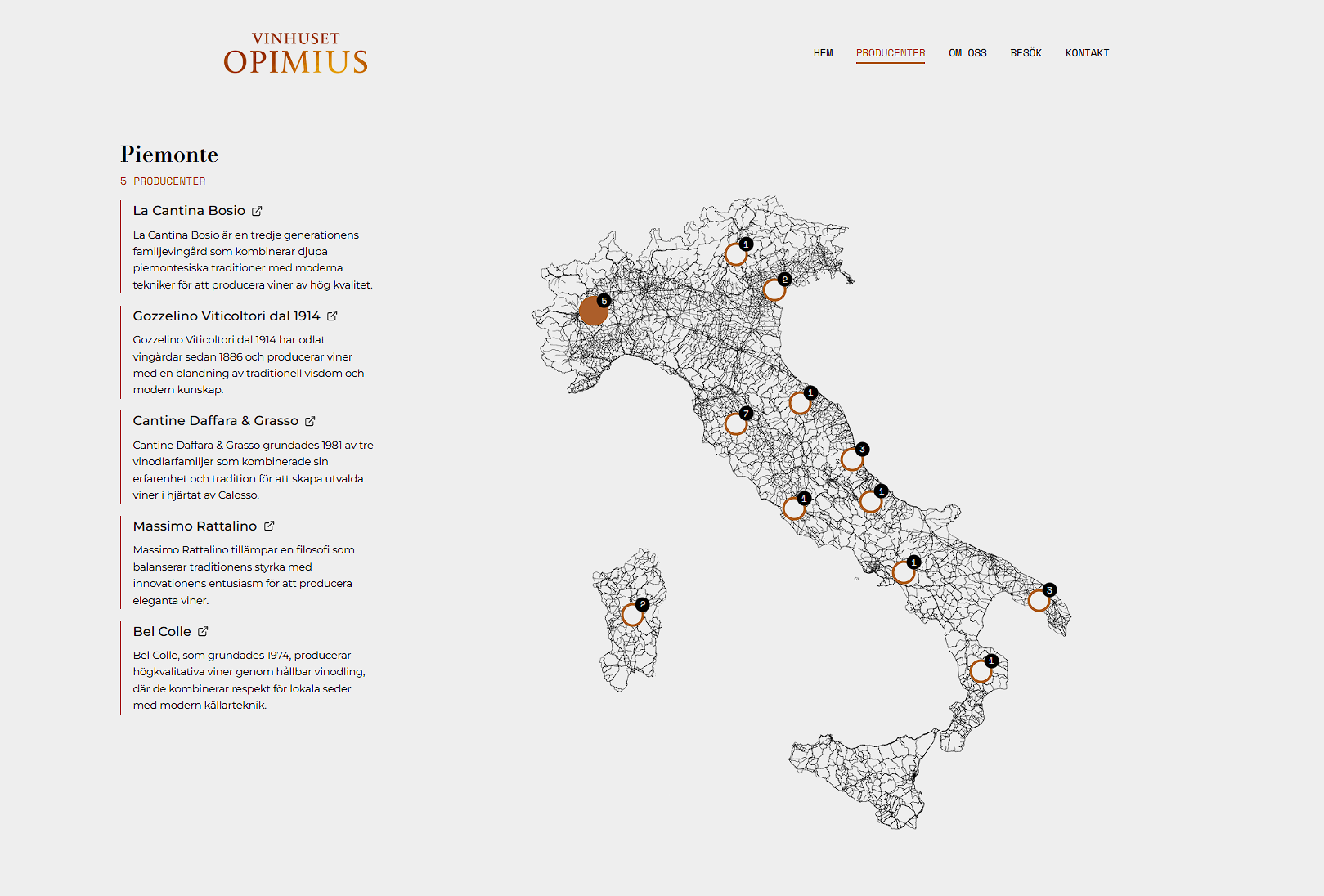 After: New, redesigned Artisan Cafe website homepage